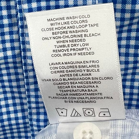 Habit River Guide Fishing Shirt Mens 2XL Blue Check Vented UV Lakeside Outdoors - Picture 12 of 13